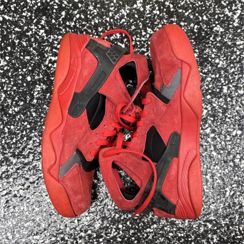 Nike Air Flight Huarache University Red/Black Men's High Top Sneakers 705005-600